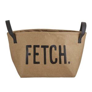 🎁 Santa Barbara Fetch Washable Paper Pet Storage Tote